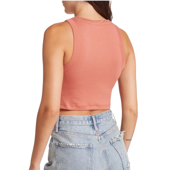 AllSaints Rina Stretch Cropped Tank Top - Picture 7 of 13